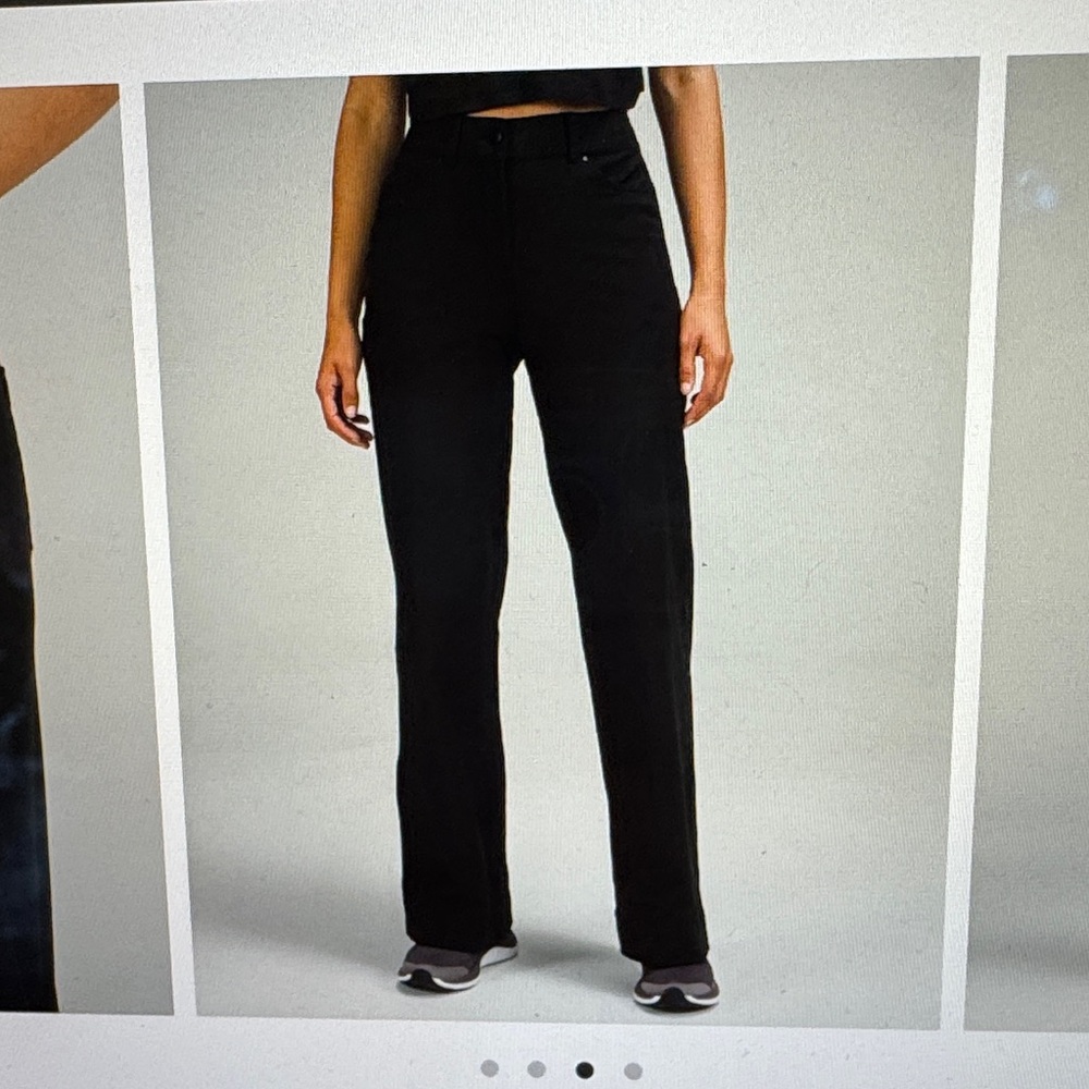 Lululemon city sleek five pocket wide leg, high-rise pant light utilitech